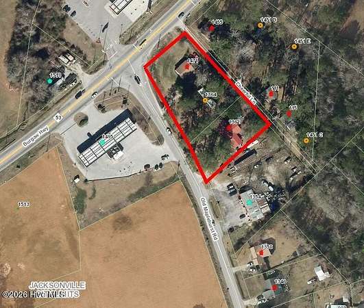 1.25 Acres of Mixed-Use Land for Sale in Jacksonville, North Carolina