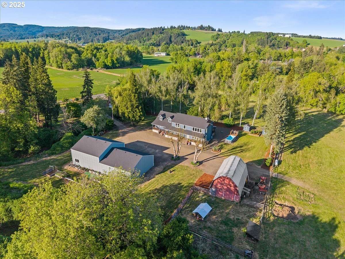 7.77 Acres of Land with Home for Sale in Banks, Oregon