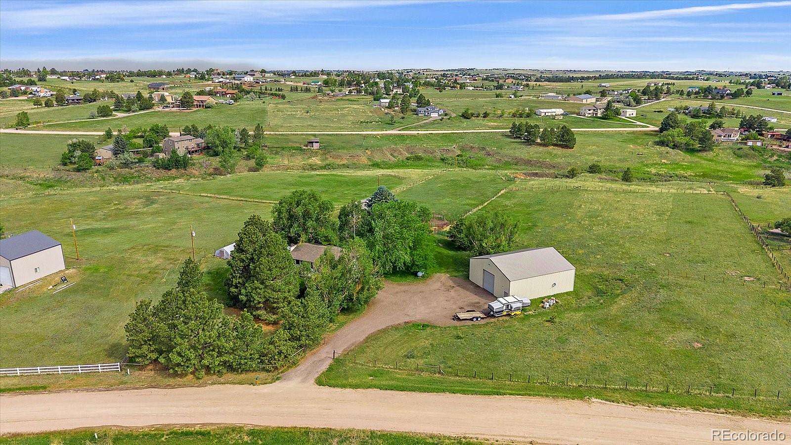 5.35 Acres of Land with Home for Sale in Parker, Colorado