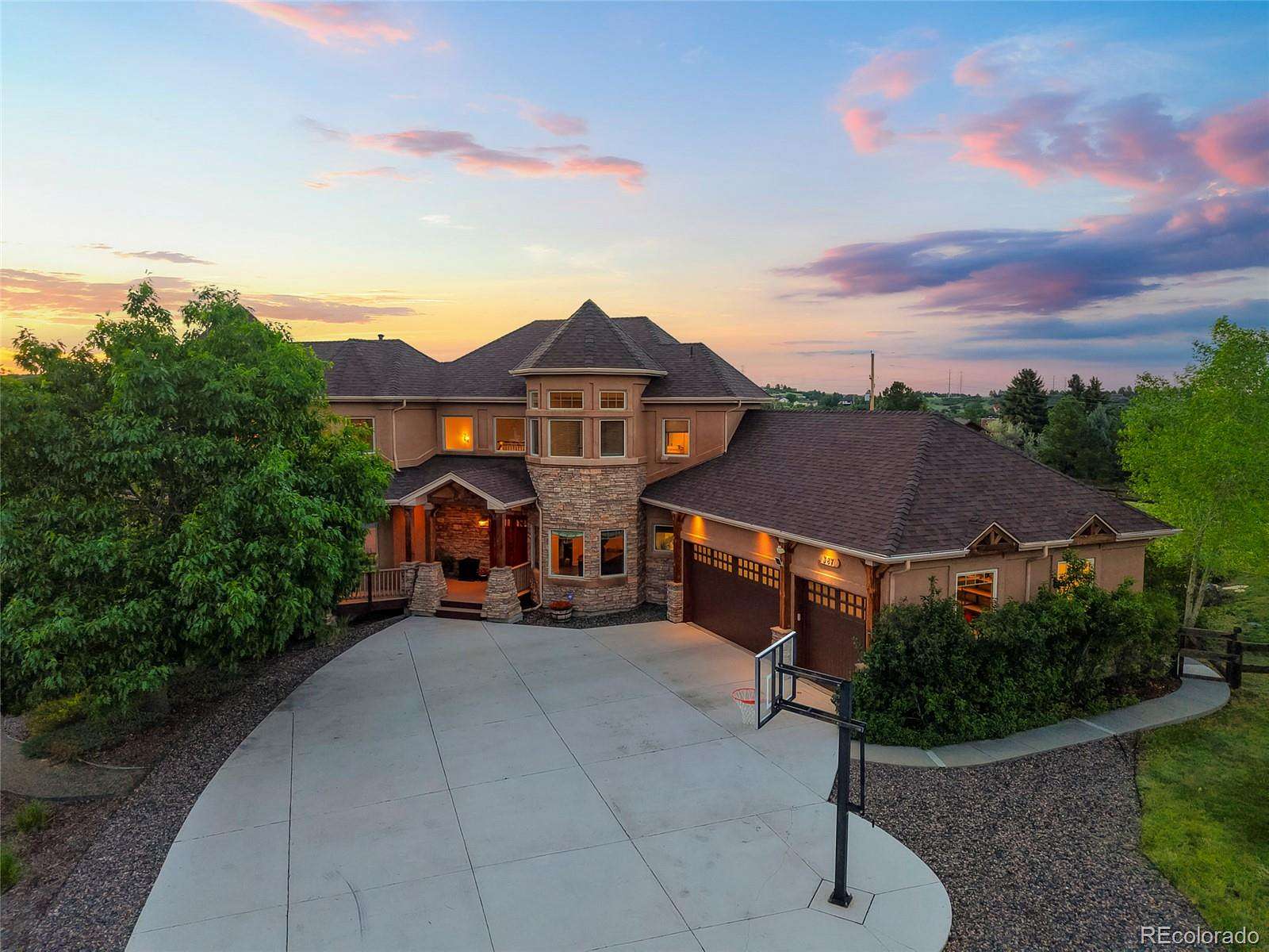 1.8 Acres of Land with Home for Sale in Castle Pines, Colorado