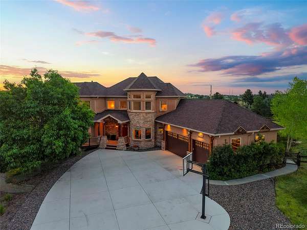 1.8 Acres of Land with Home for Sale in Castle Pines, Colorado