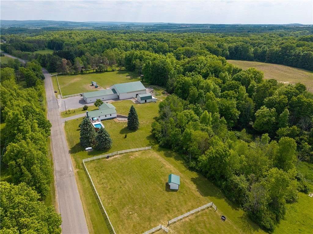 24.8 Acres of Land with Home for Sale in Lima, New York