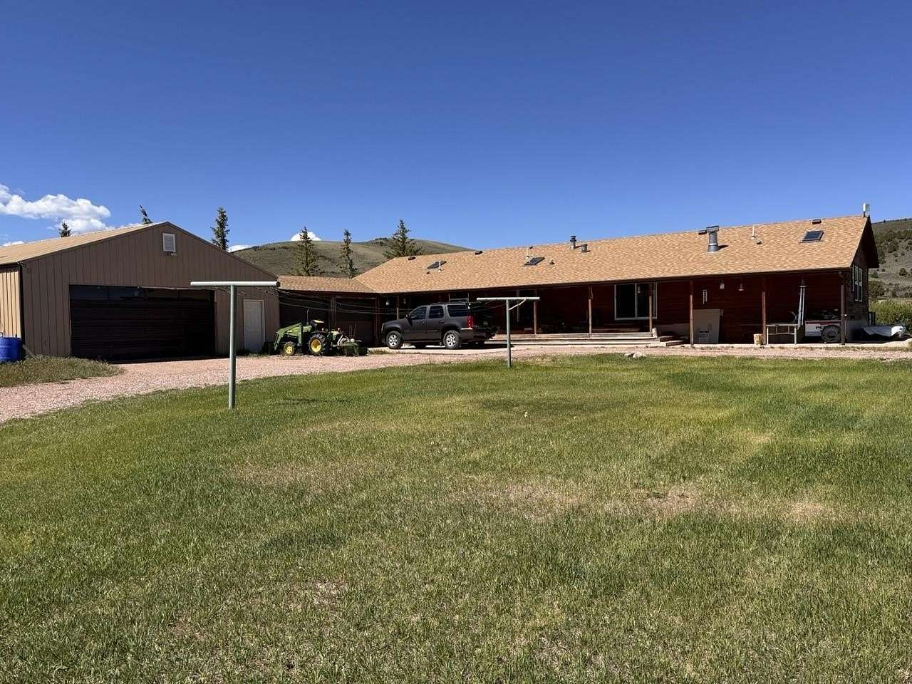 5 Acres of Land with Home for Sale in Robertson, Wyoming