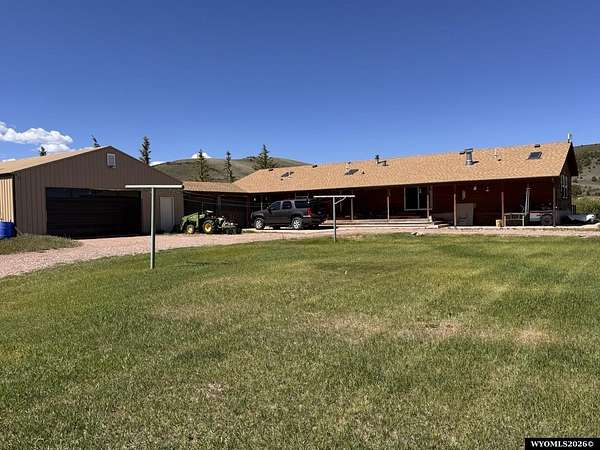 5 Acres of Land with Home for Sale in Robertson, Wyoming