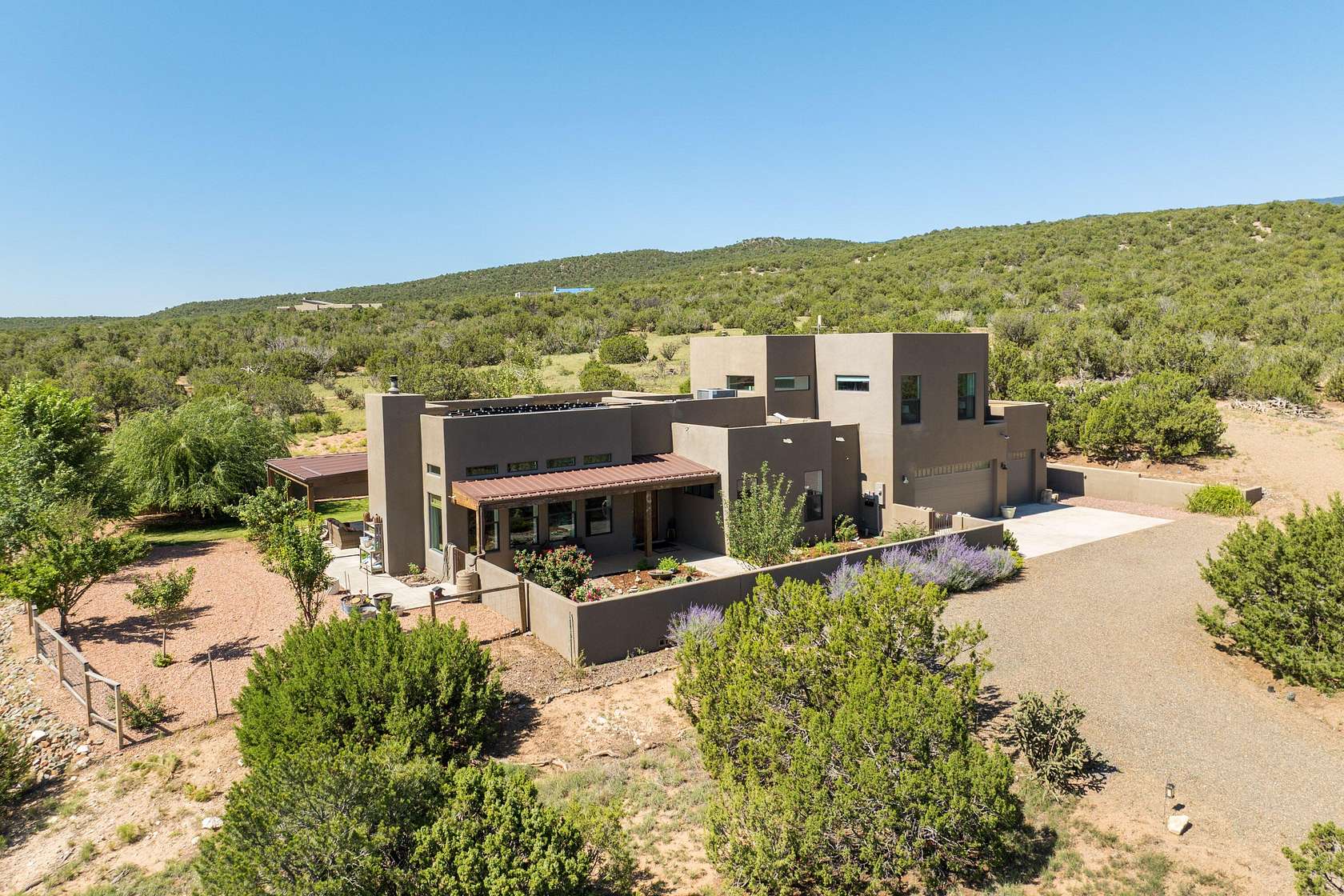 10.2 Acres of Land with Home for Sale in Sandia Park, New Mexico