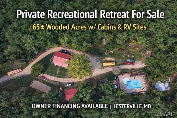 65 Acres of Recreational Land for Sale in Lesterville, Missouri