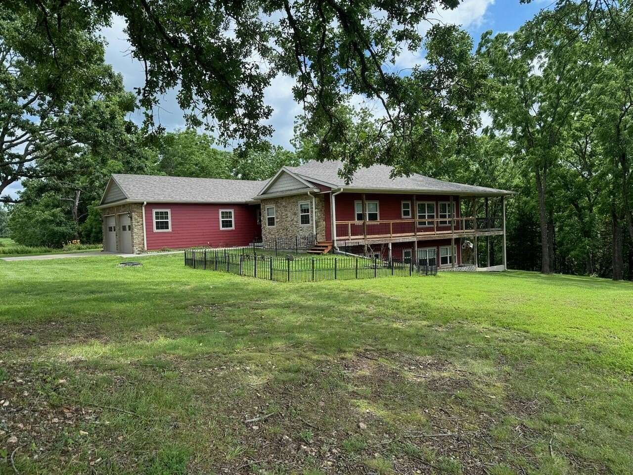 39.7 Acres of Land with Home for Sale in Galena, Missouri