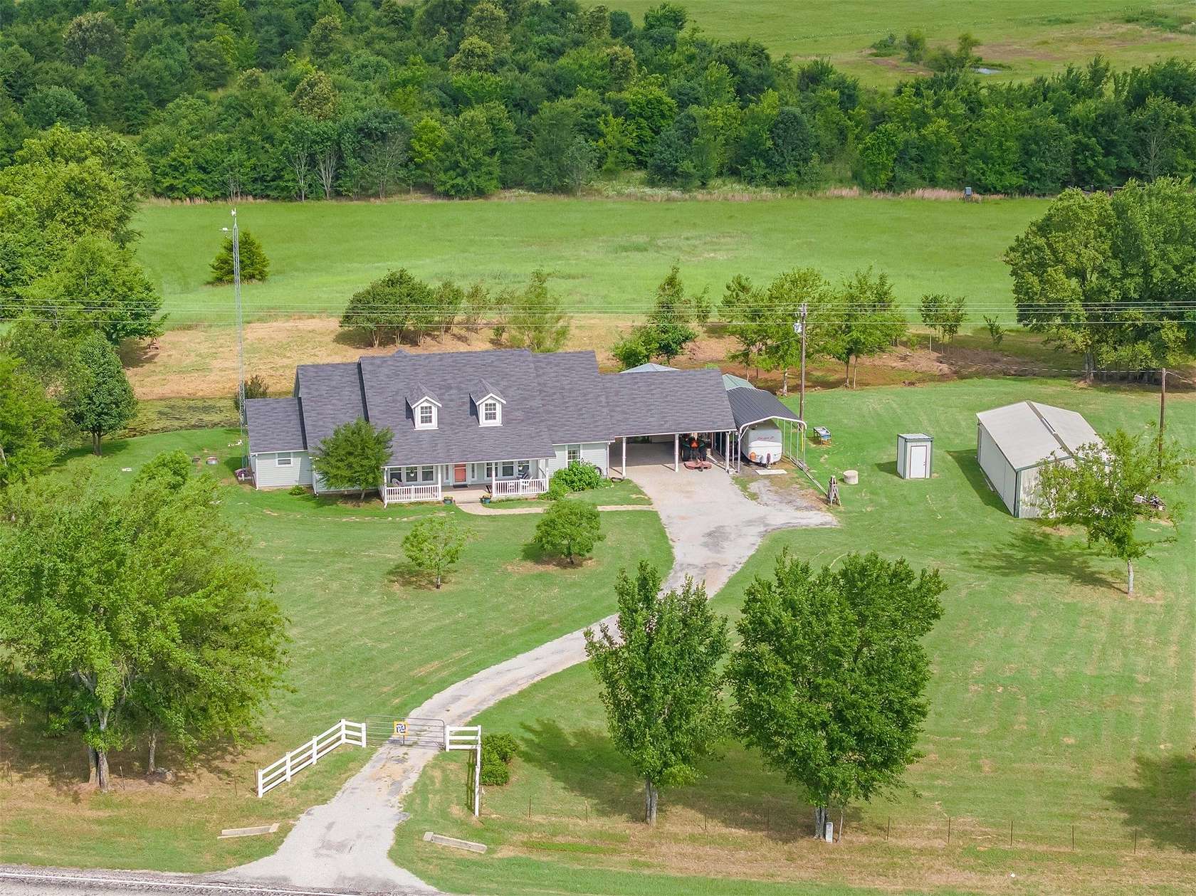 5.8 Acres of Land with Home for Sale in Grand Saline, Texas