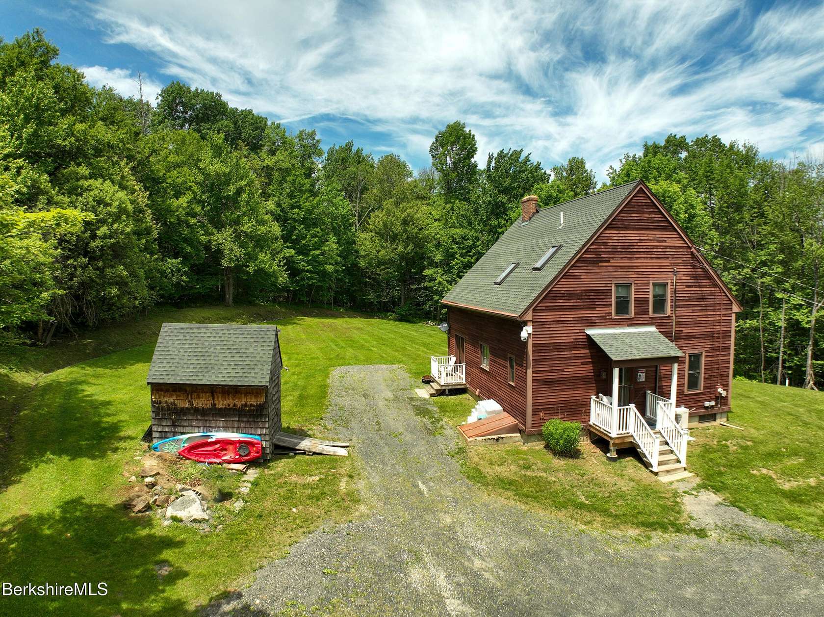 4 Acres of Land with Home for Sale in Becket, Massachusetts