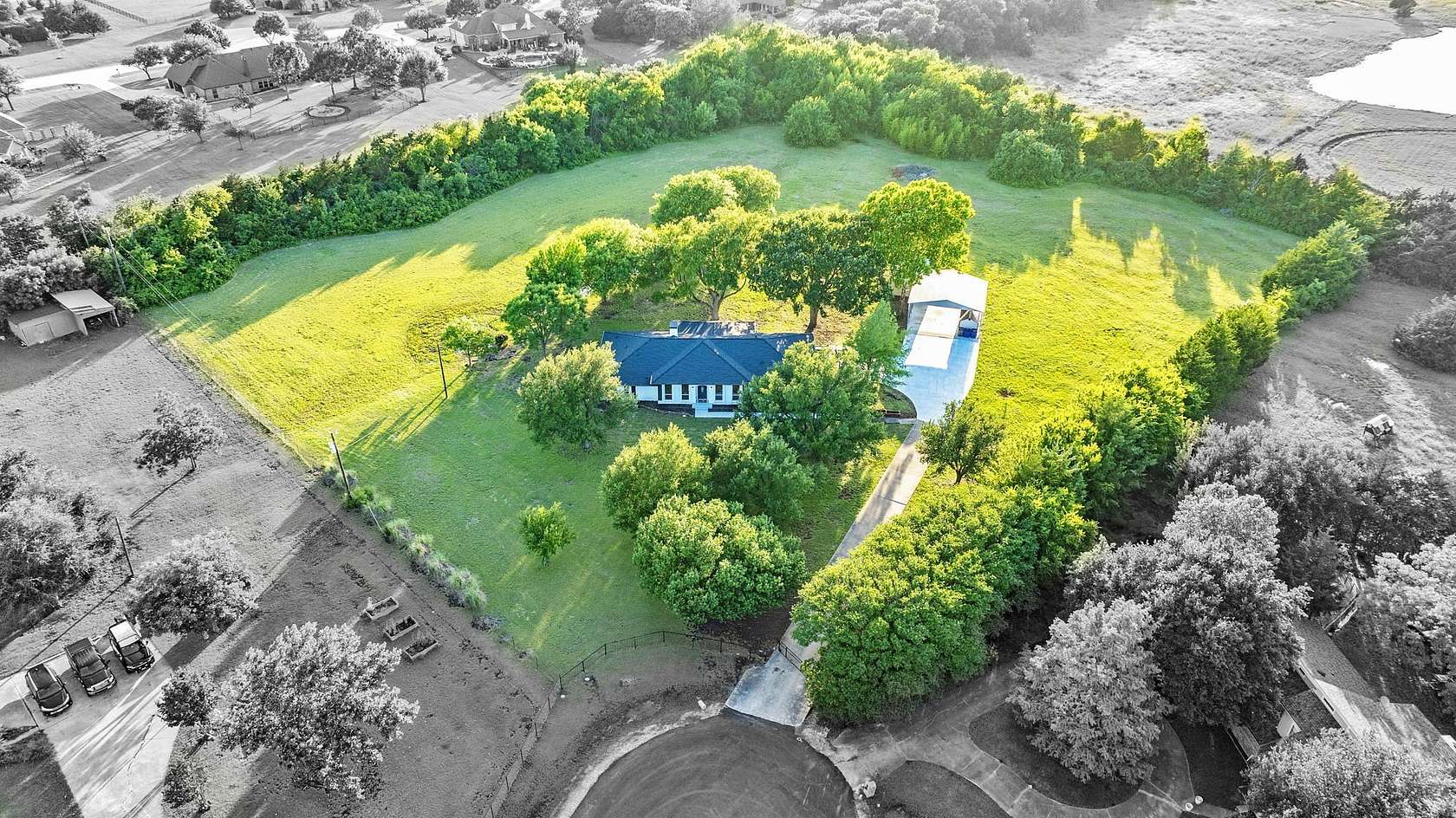 4.18 Acres of Land with Home for Sale in Rockwall, Texas