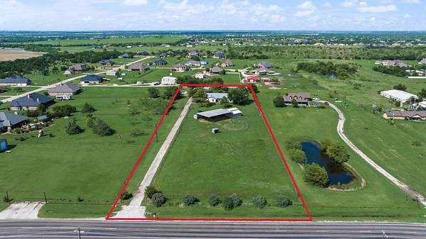 3 Acres of Land with Home for Sale in Royse City, Texas