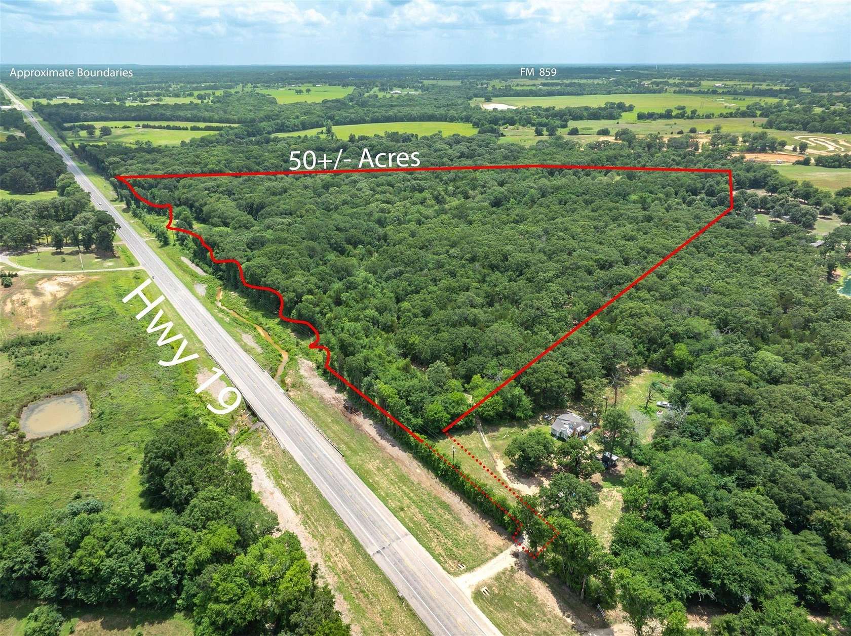 50 Acres of Recreational & Residential Land for Sale in Edgewood, Texas