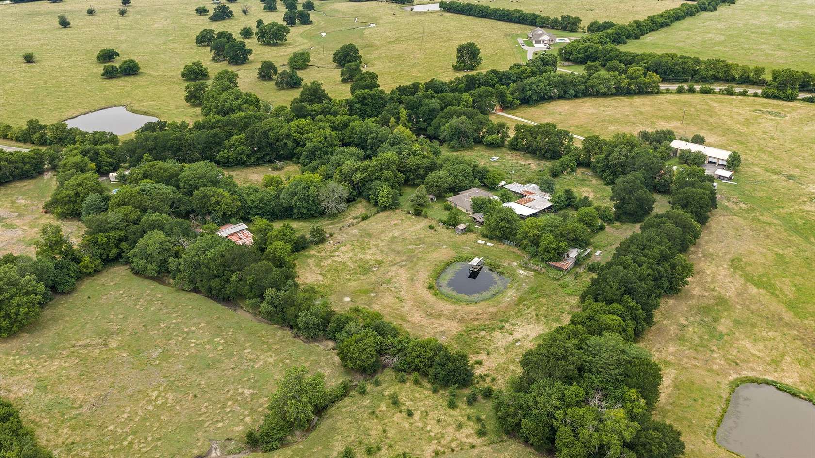 7 Acres of Land with Home for Sale in Whitewright, Texas