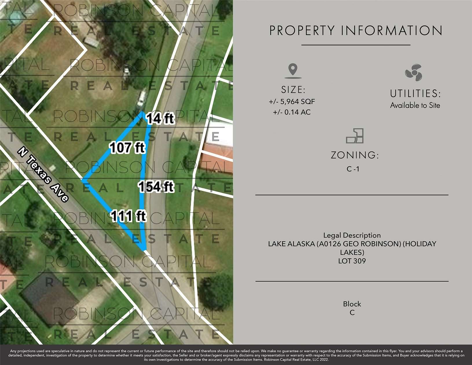 0.19 Acres of Commercial Land for Sale in Holiday Lakes, Texas