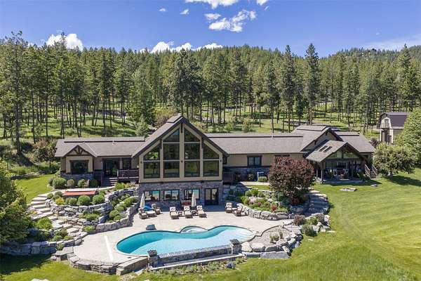20.7 Acres of Recreational Land with Home for Sale in Somers, Montana