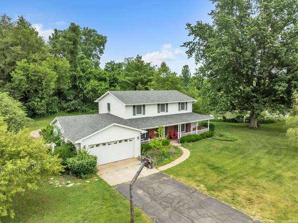 4 Acres of Land with Home for Sale in Winona Lake, Indiana
