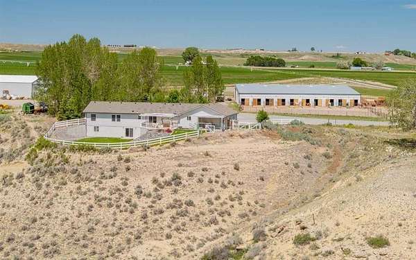 15.3 Acres of Land with Home for Sale in Powell, Wyoming