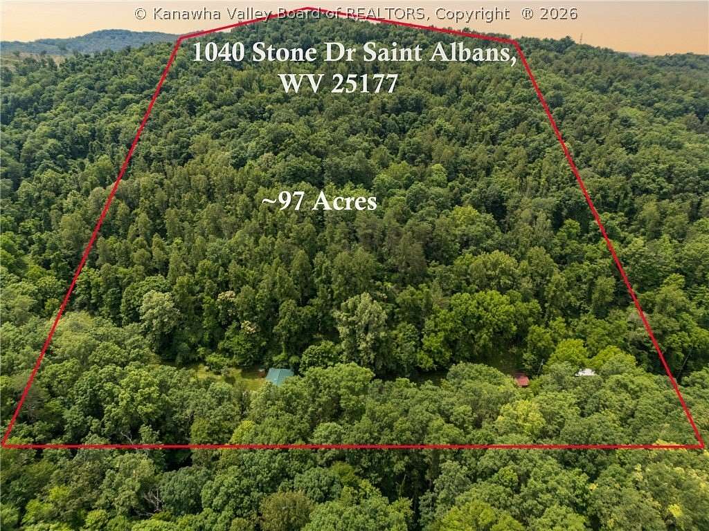 97 Acres of Recreational & Residential Land for Sale in St. Albans, West Virginia