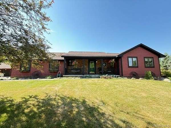 10.1 Acres of Recreational Land with Home for Sale in Elba Township, Michigan