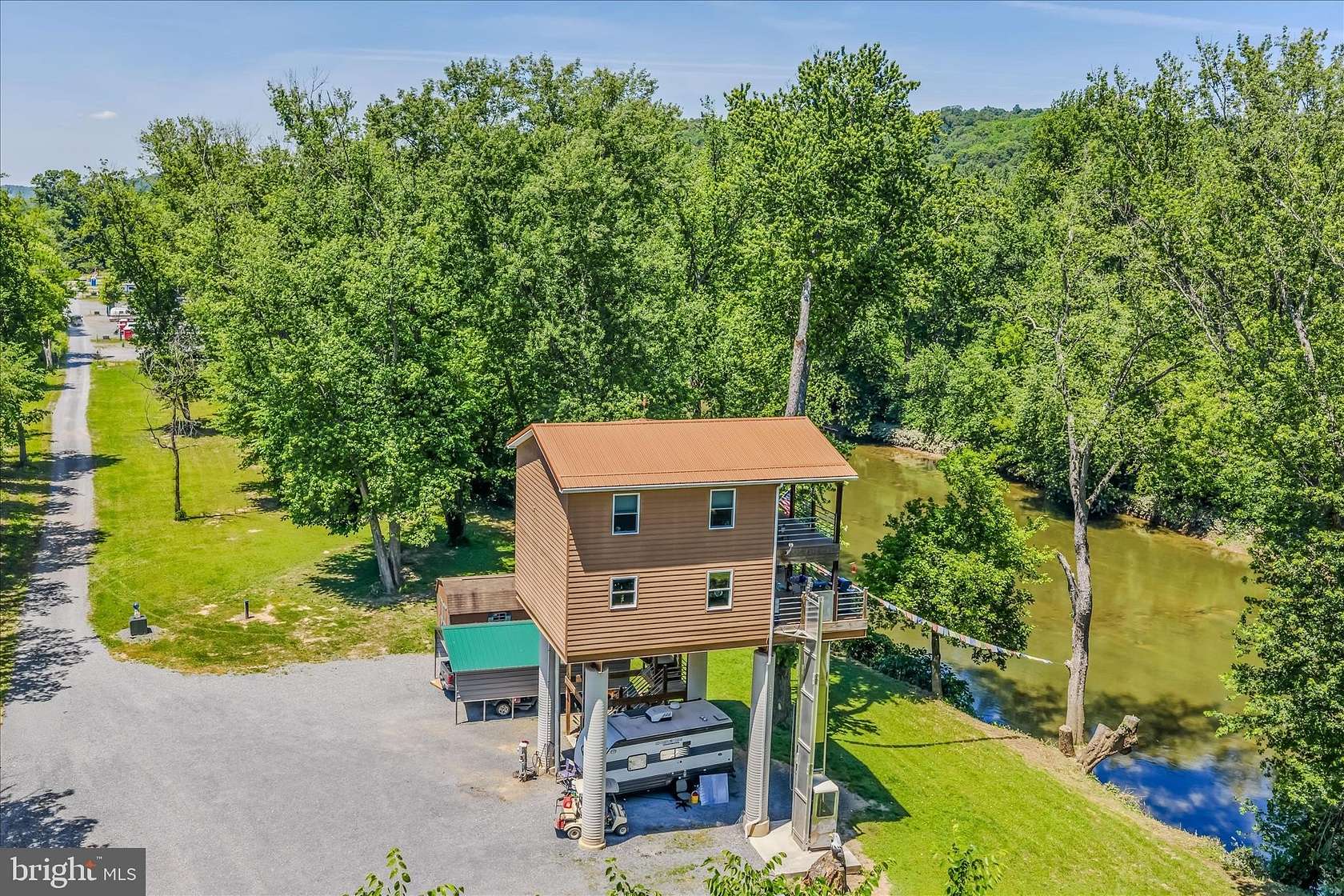 5 Acres of Land with Home for Sale in Berkeley Springs, West Virginia