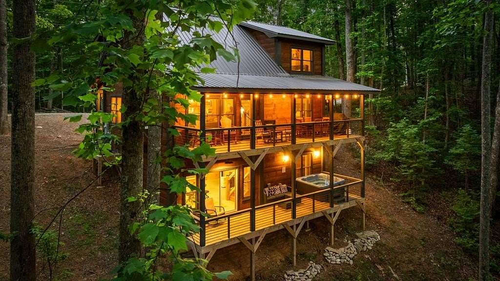 3.47 Acres of Land with Home for Sale in Blue Ridge, Georgia