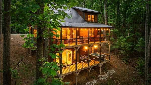 3.47 Acres of Land with Home for Sale in Blue Ridge, Georgia
