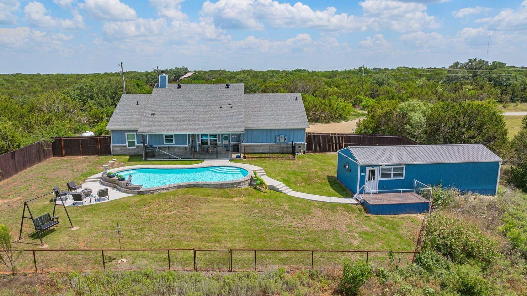 3 Acres of Land with Home for Sale in Bluff Dale, Texas