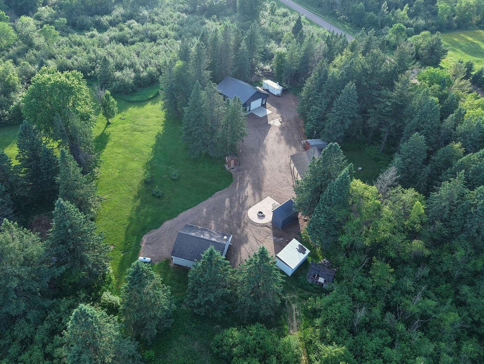 160 Acres of Recreational Land with Home for Sale in Kennan, Wisconsin