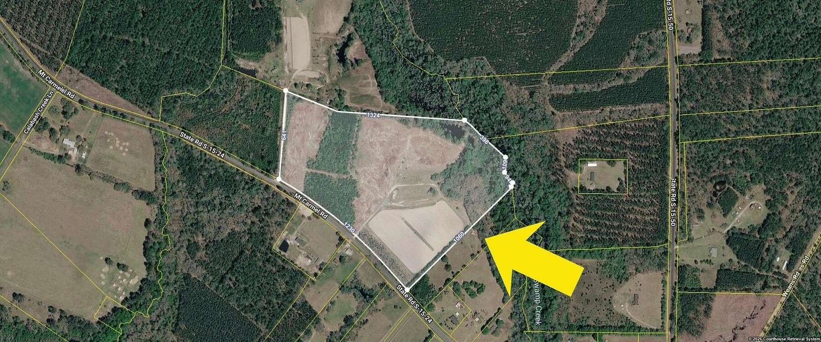 30.7 Acres of Land for Sale in Walterboro, South Carolina