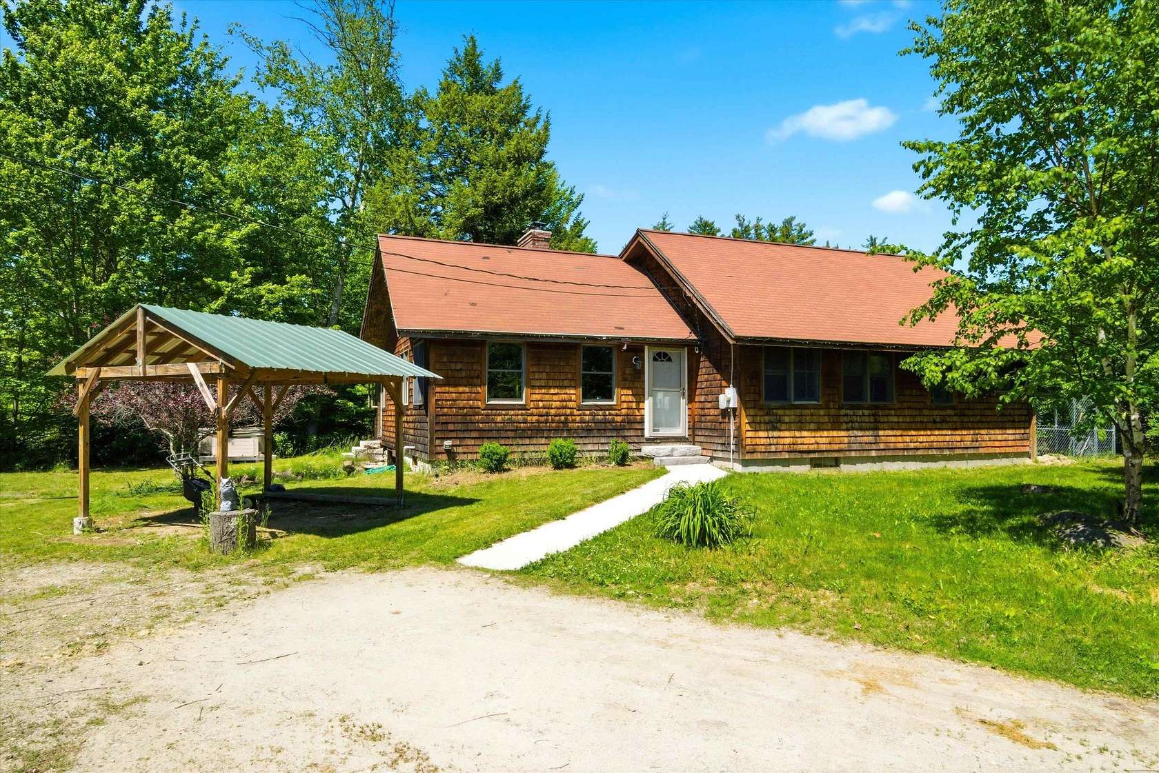 2 Acres of Land with Home for Sale in Bradford, New Hampshire