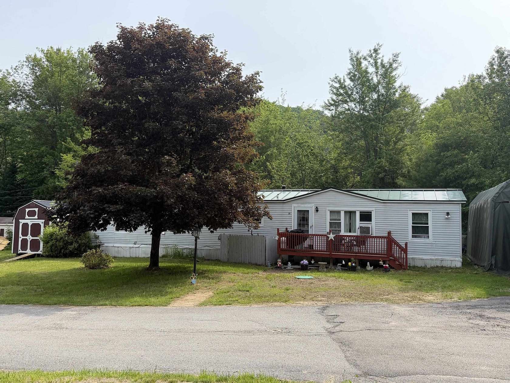7.55 Acres of Land with Home for Sale in Bridgewater, New Hampshire