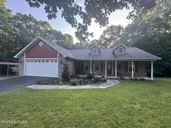 4.8 Acres of Land with Home for Sale in Grimsley, Tennessee