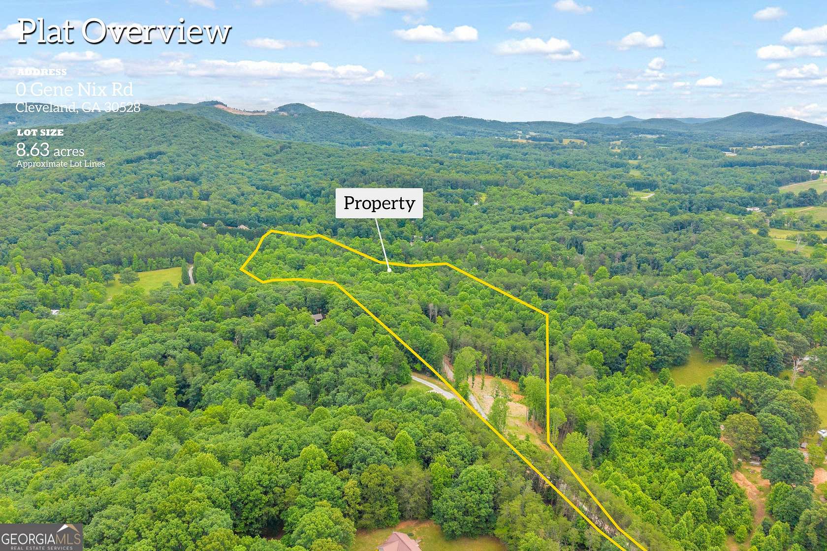 8.63 Acres of Residential Land for Sale in Cleveland, Georgia