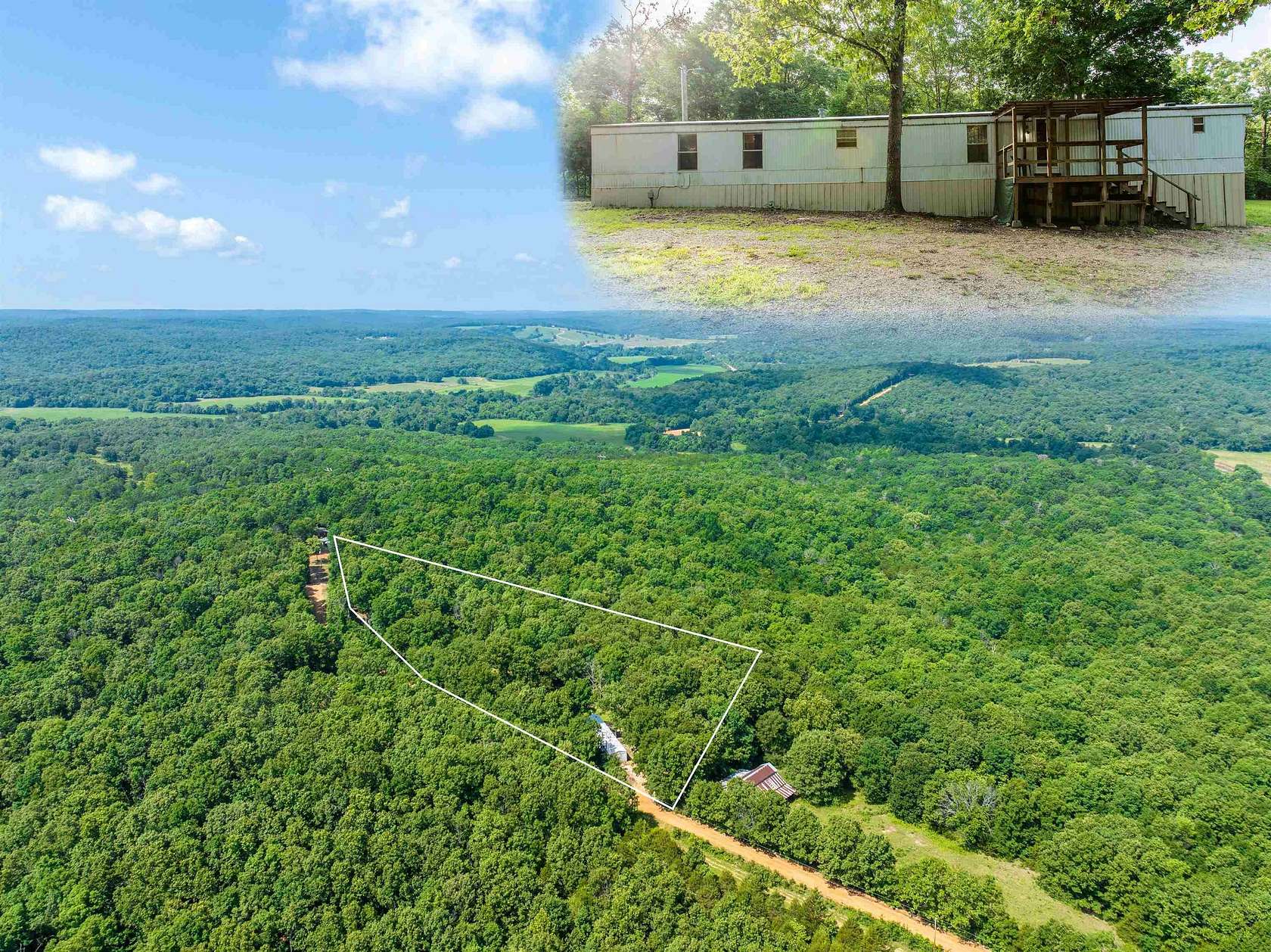 2 Acres of Land with Home for Sale in Williford, Arkansas