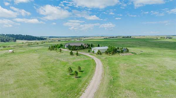 46.7 Acres of Land with Home for Sale in Elizabeth, Colorado