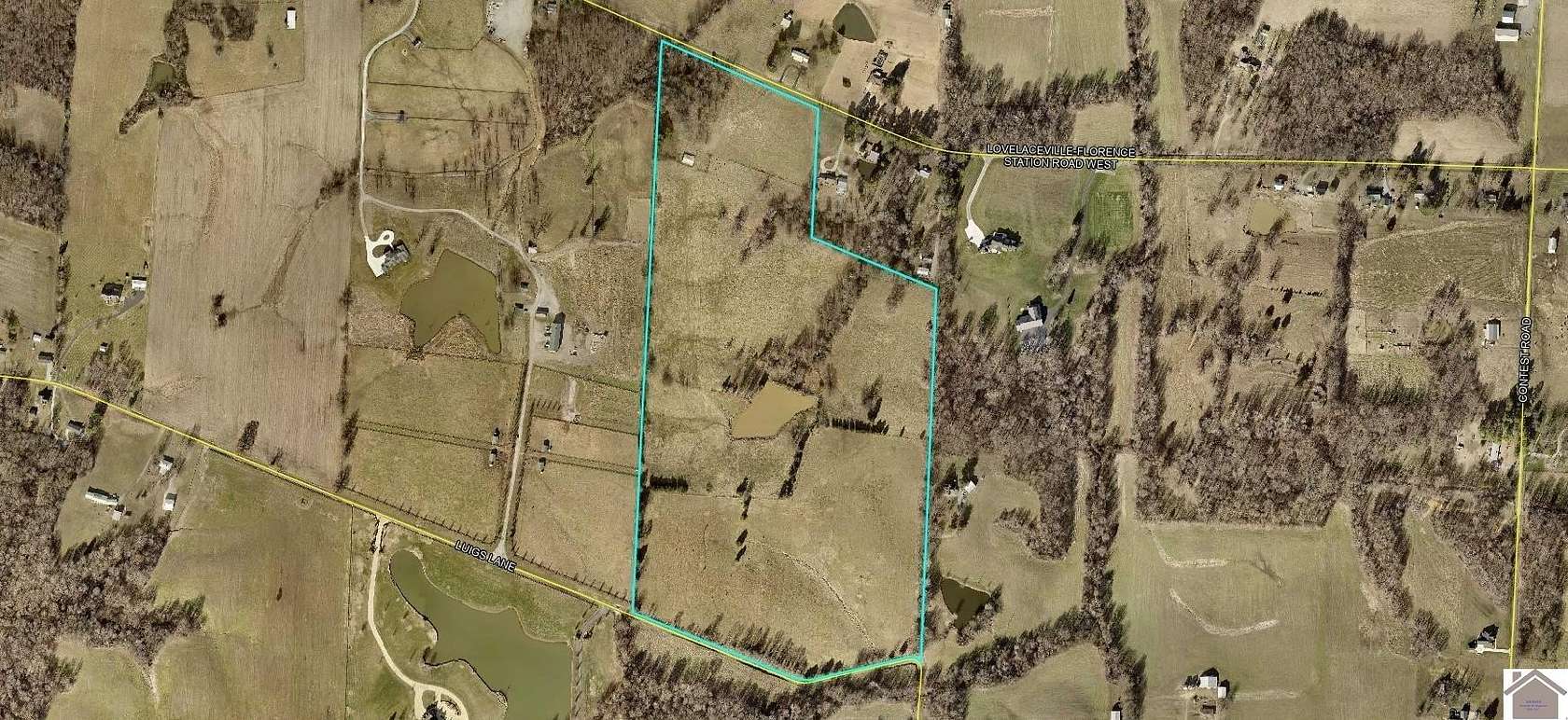 70 Acres of Recreational Land for Sale in Paducah, Kentucky