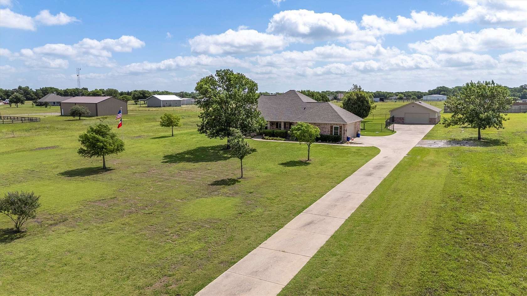 2.54 Acres of Land with Home for Sale in Leonard, Texas