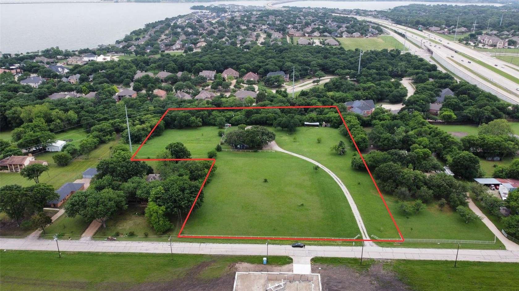 5 Acres of Land with Home for Sale in Rowlett, Texas