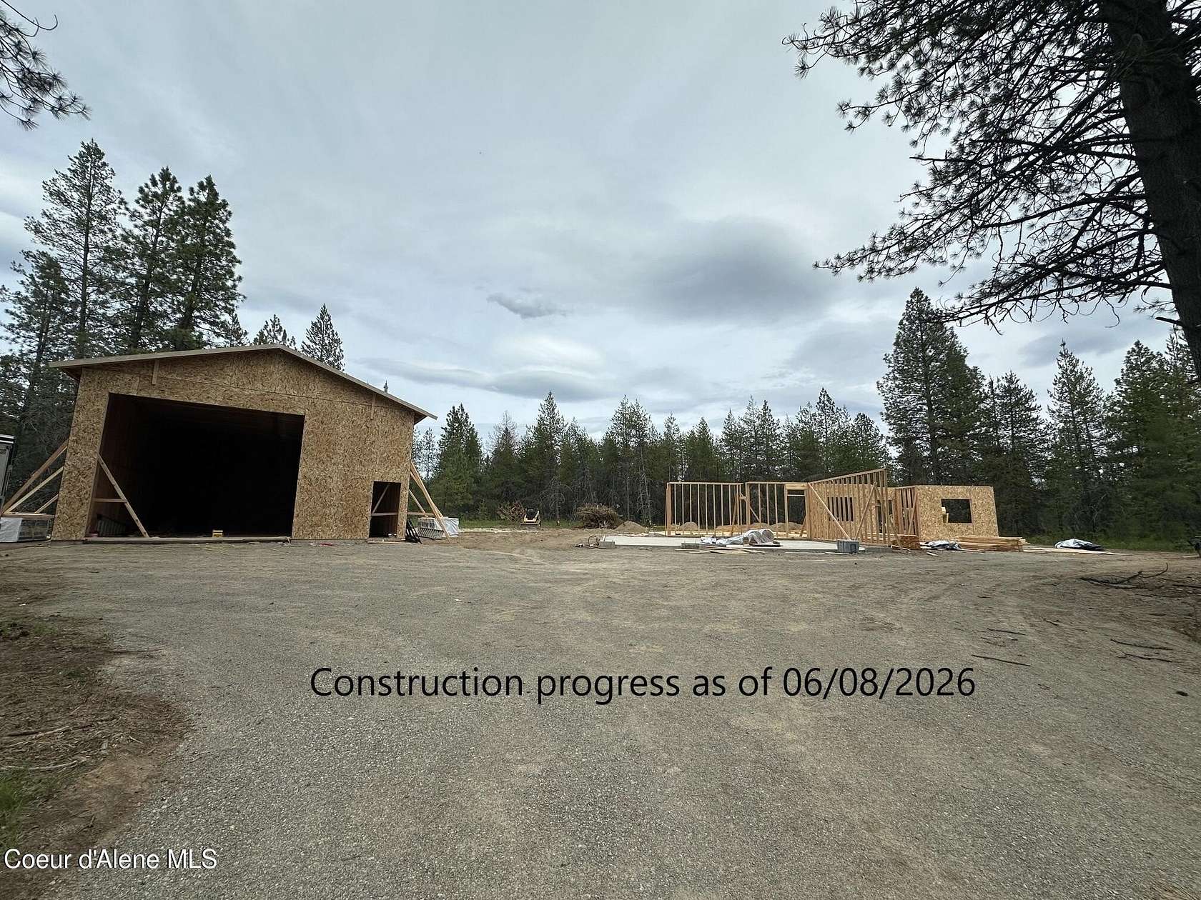 5 Acres of Land with Home for Sale in Spirit Lake, Idaho