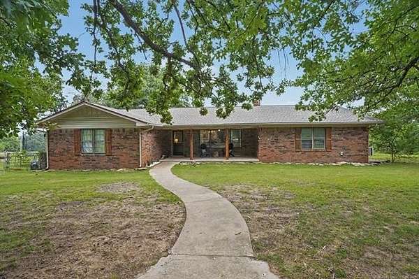 7 Acres of Land with Home for Sale in Beggs, Oklahoma