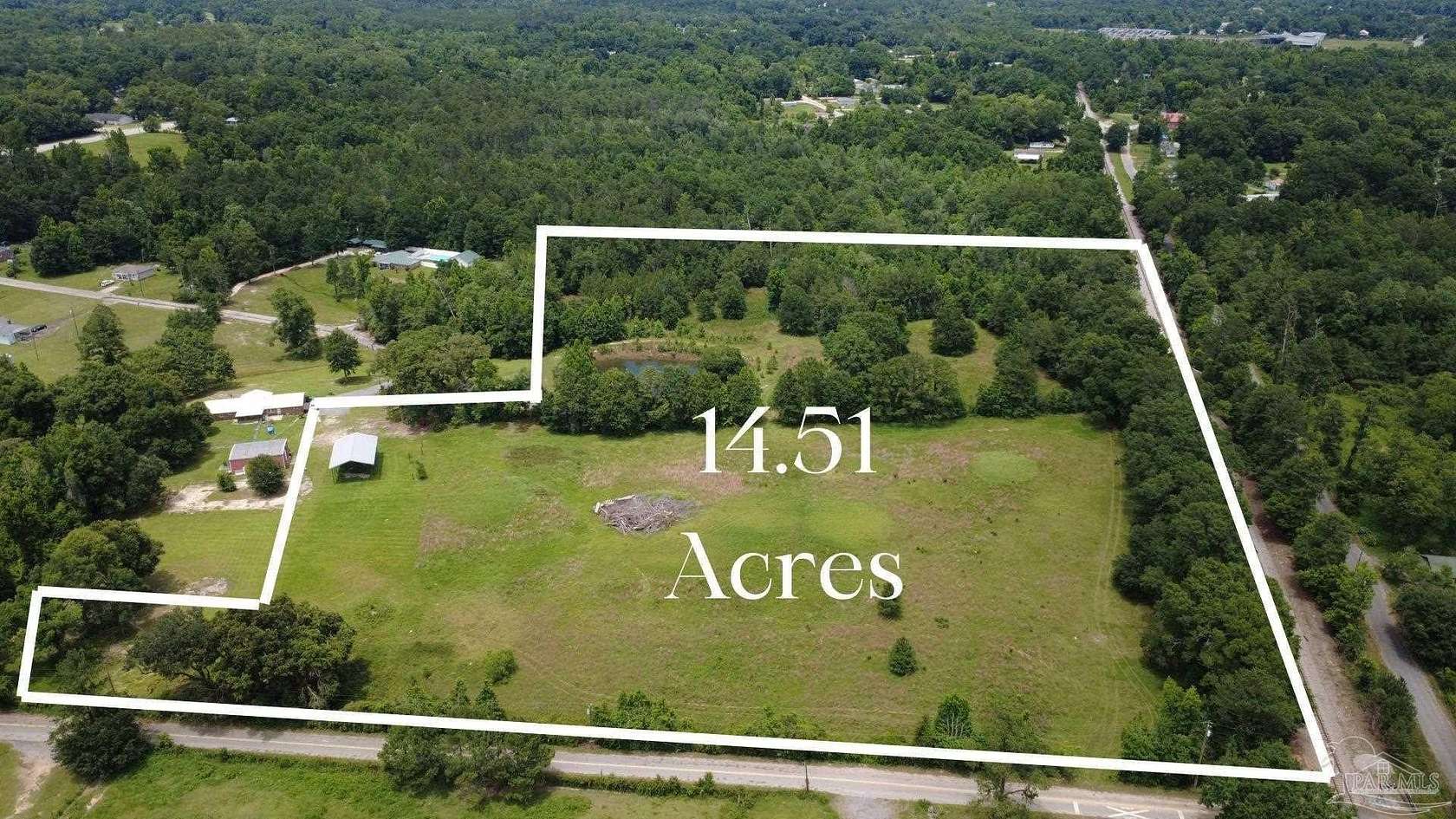 14.5 Acres of Land for Sale in Century, Florida