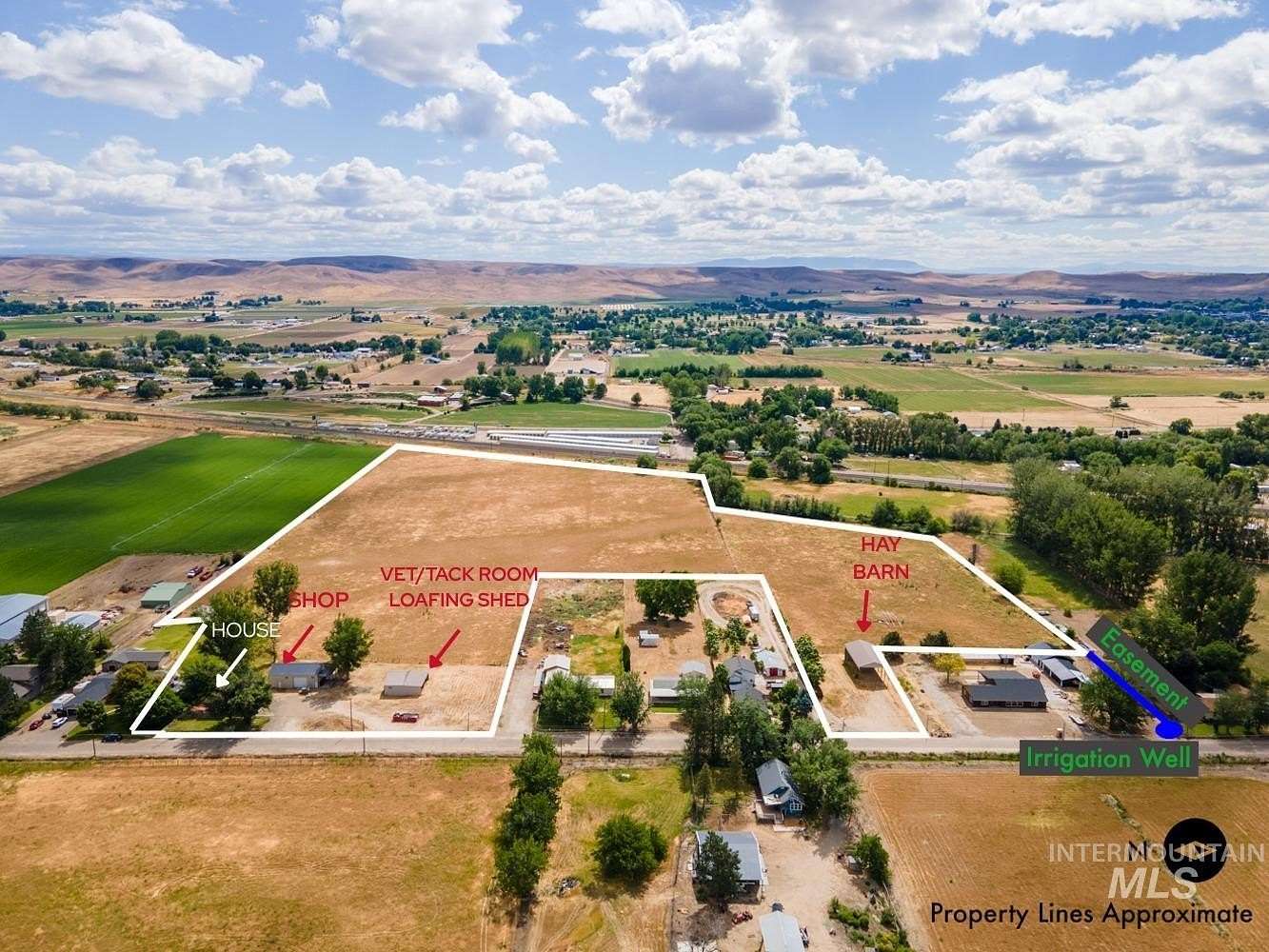 23 Acres of Agricultural Land with Home for Sale in Payette, Idaho