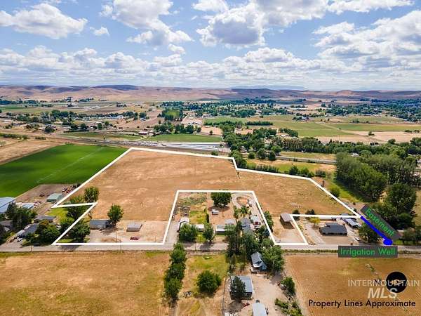 23 Acres of Agricultural Land with Home for Sale in Payette, Idaho