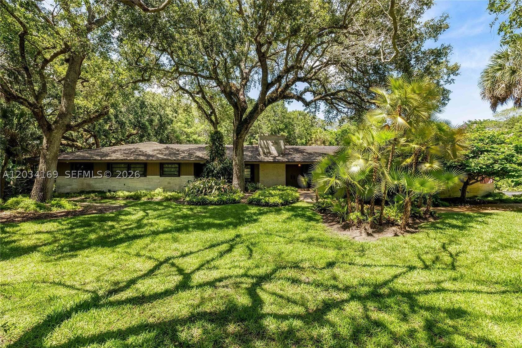 1.75 Acres of Land with Home for Sale in Coral Gables, Florida