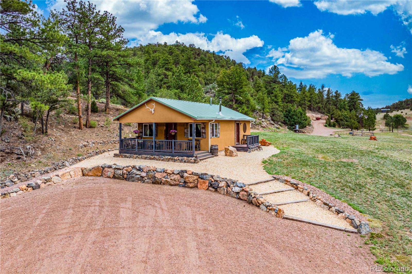22.6 Acres of Recreational Land with Home for Sale in Cotopaxi, Colorado