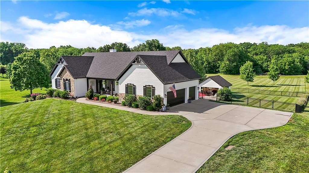4.14 Acres of Land with Home for Sale in Kearney, Missouri