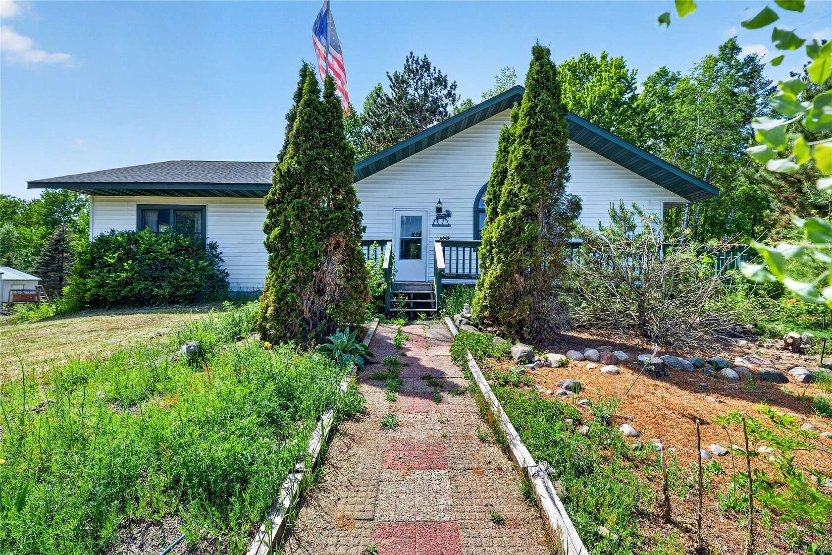 19.5 Acres of Recreational Land with Home for Sale in Springbrook, Wisconsin