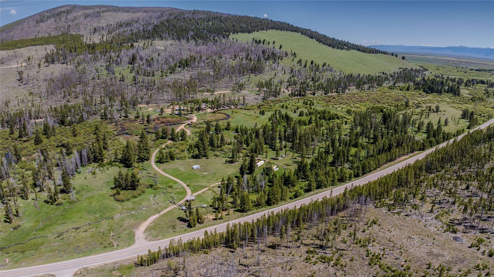 40.9 Acres of Recreational Land with Home for Sale in Wisdom, Montana