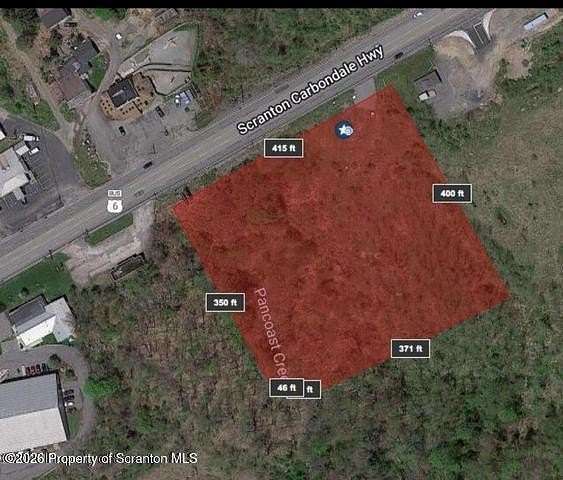 3.67 Acres of Commercial Land for Sale in Scranton, Pennsylvania