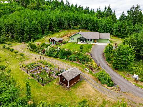 4.17 Acres of Land with Home for Sale in Springfield, Oregon